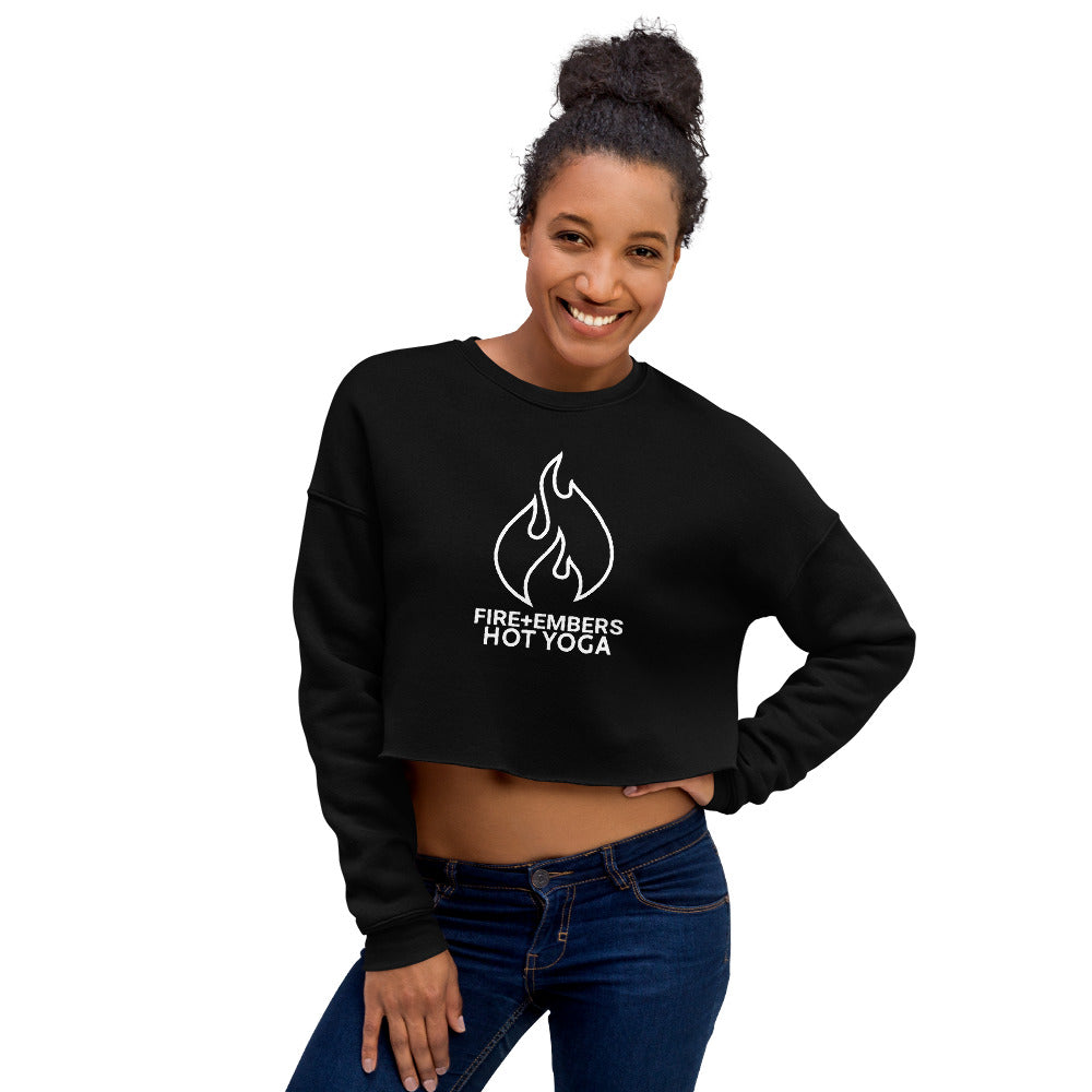 Fire+Embers Hot Yoga-Crop Sweatshirt