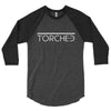 TORCHED BARRE-3/4 sleeve raglan shirt