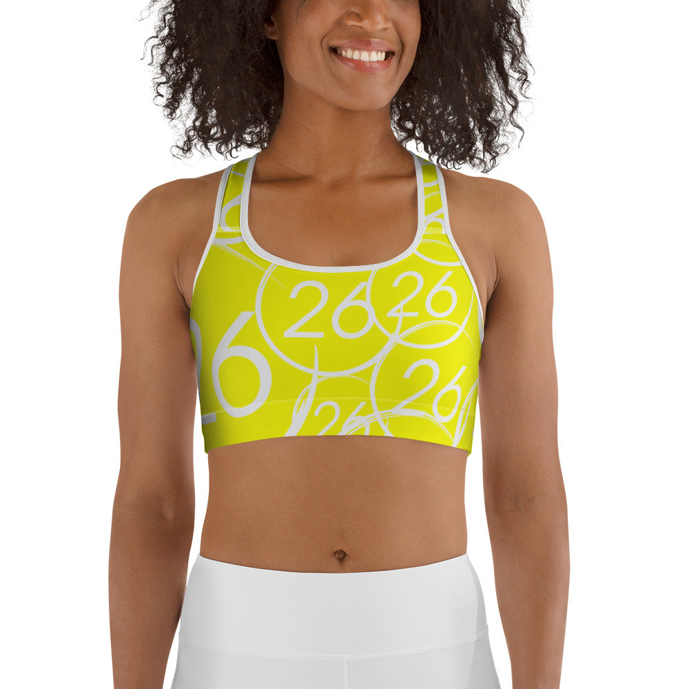 Turbo26-Sports Bra Yellow 26