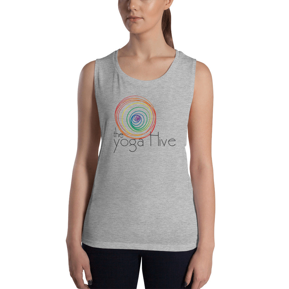 The Yoga Hive Ladies’ Muscle Tank