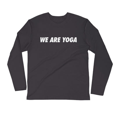 WE ARE YOGA-Fitted Longsleeve