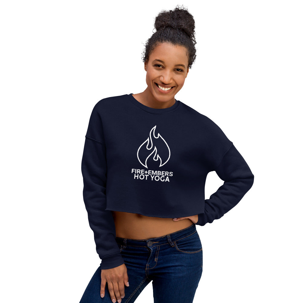 Fire+Embers Hot Yoga-Crop Sweatshirt