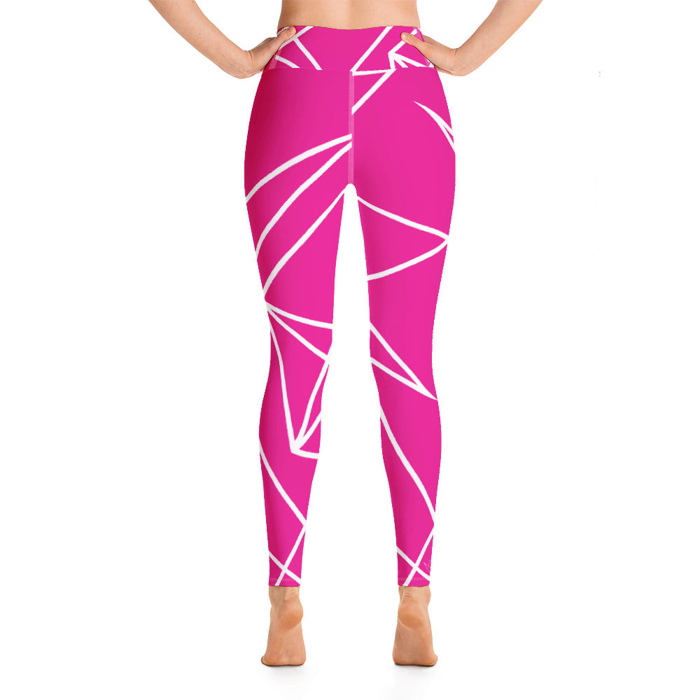 Queen City Yoga - Leggings 1 BL2 Pnk