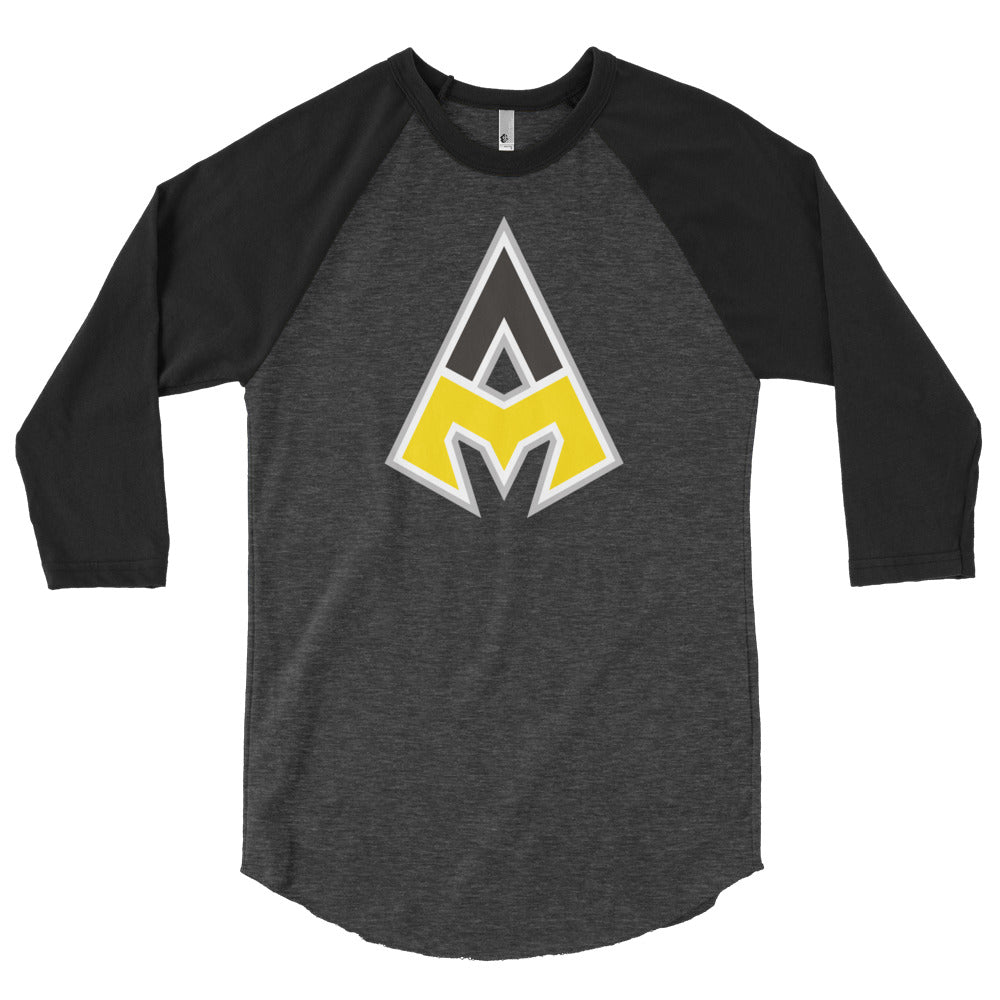 Armazém Fusion Fitness-Men's 3/4 Sleeve Raglan Shirt