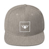 WAYhat-SQUARE Solid Wool Blend Snapback-More Colors