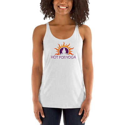 Hot For Yoga-Women's Racerback Tank