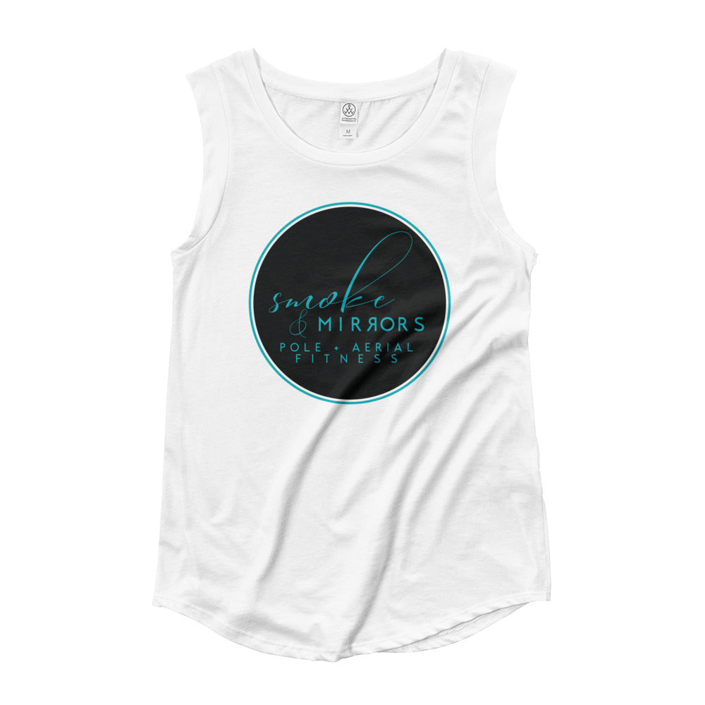 Smoke & Mirrors Fitness-Ladies’ Cap Sleeve T-Shirt