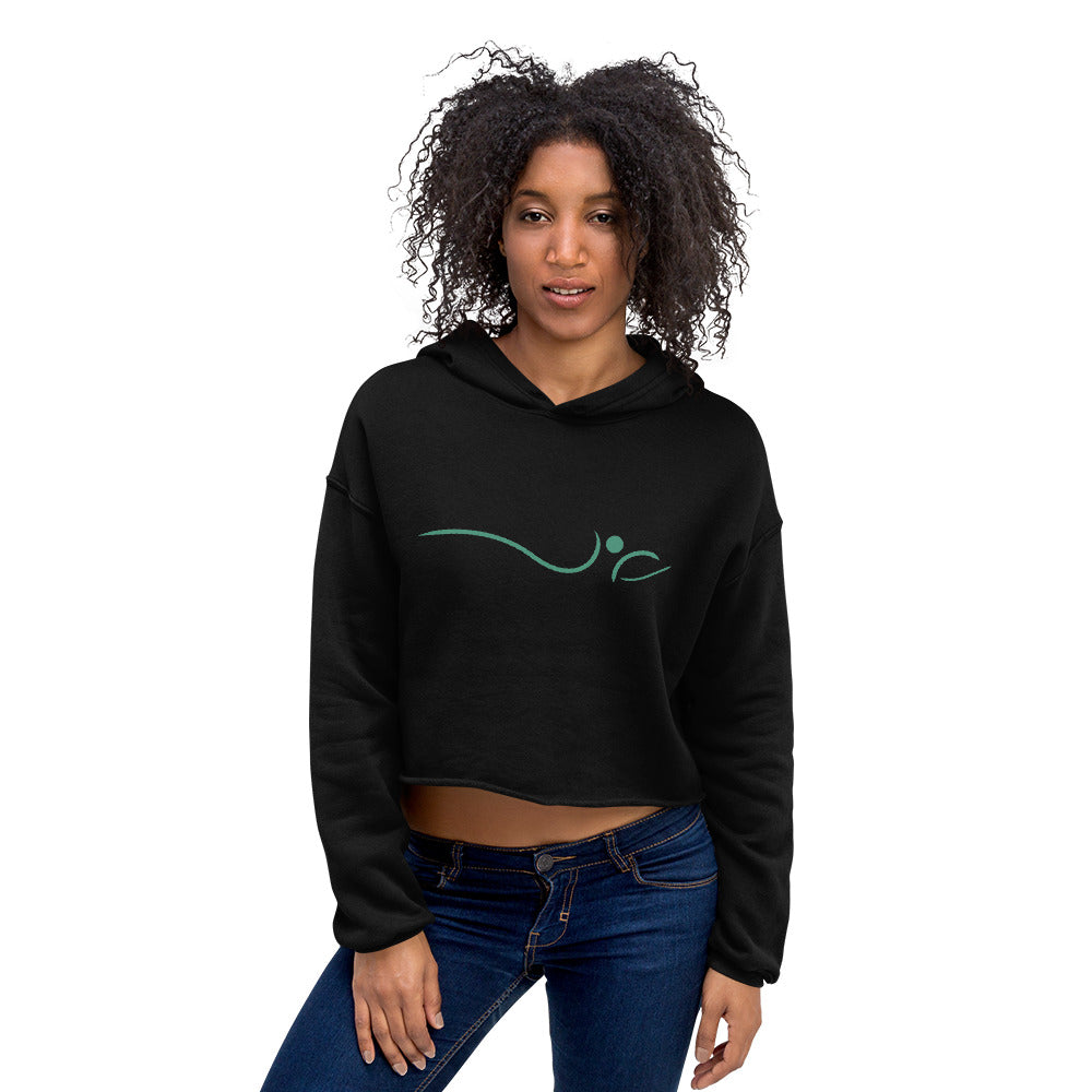 Indy House Of Pilates-Crop Hoodie