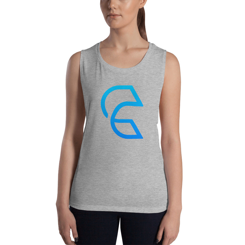 Clear-Ladies’ Muscle Tank