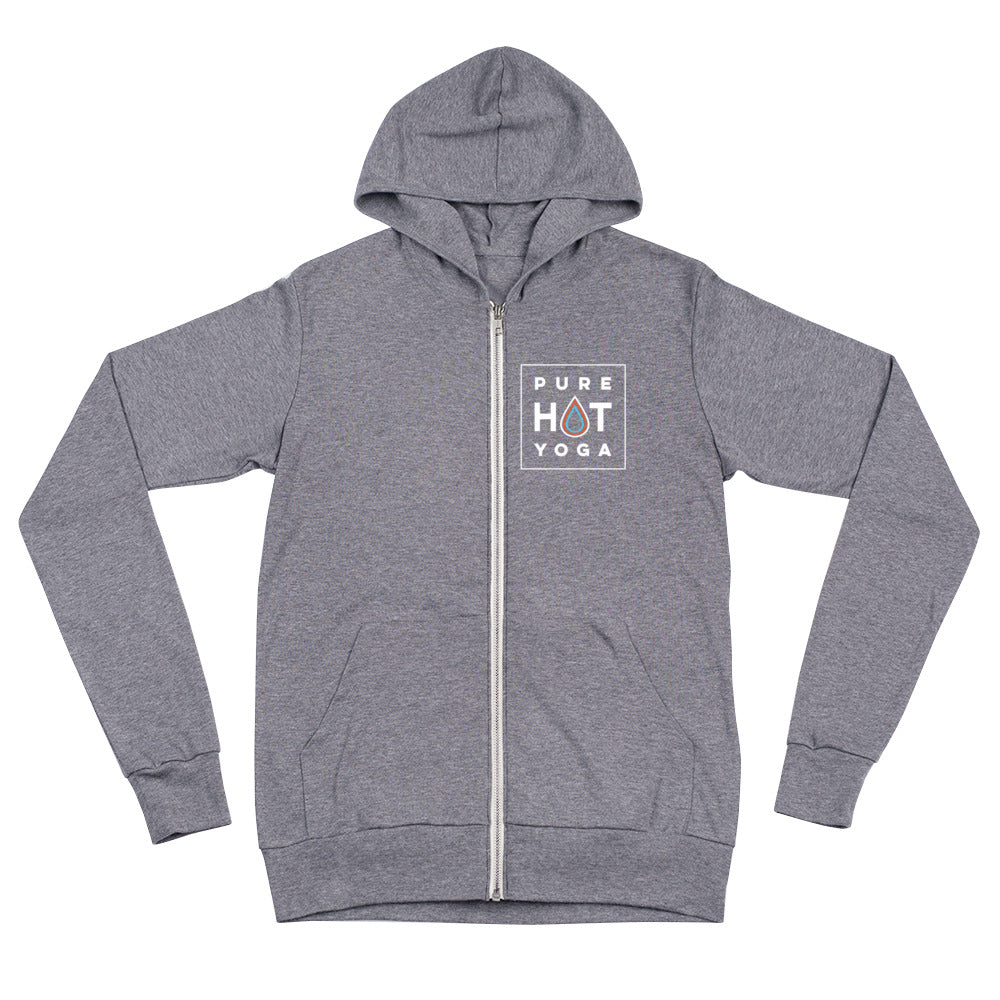 Pure Hot Yoga St. Louis-Unisex zip hoodie