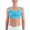 Turbo26-Sports Bra Blue 26