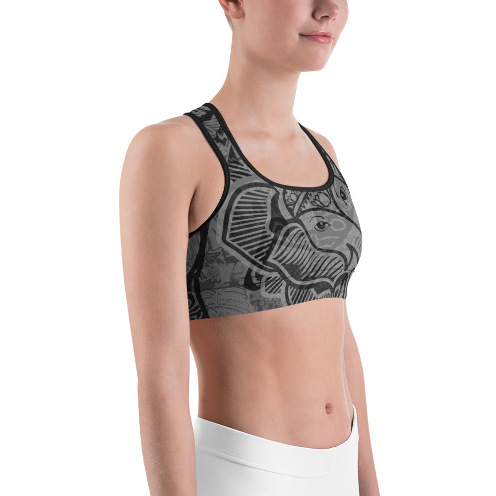 Way decay Sports bra Blk1
