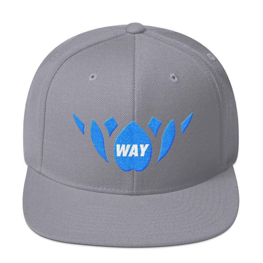 Light Blue & White-Snapback Hat