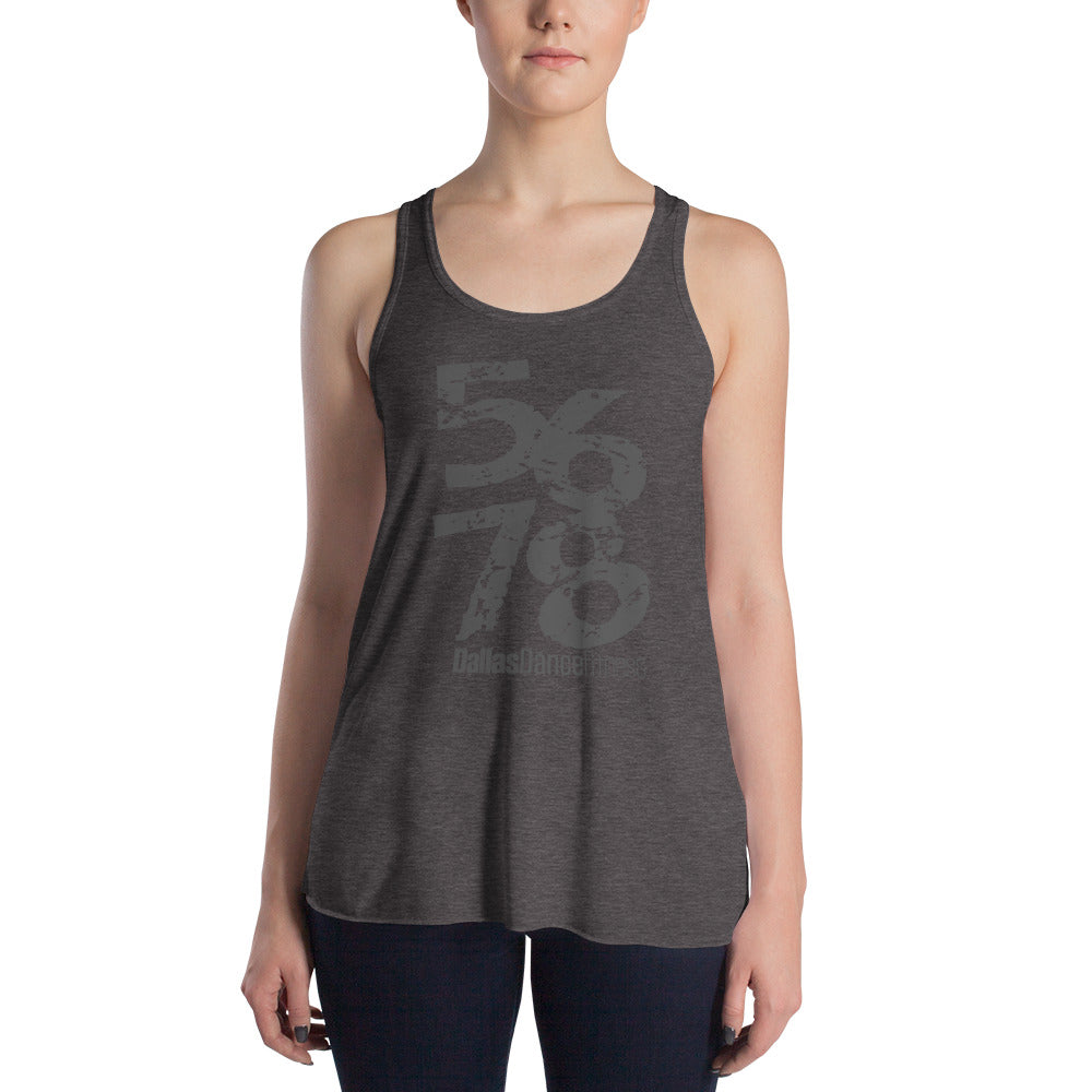 Dallas Dance Fitness Women's Flowy Racerback Tank