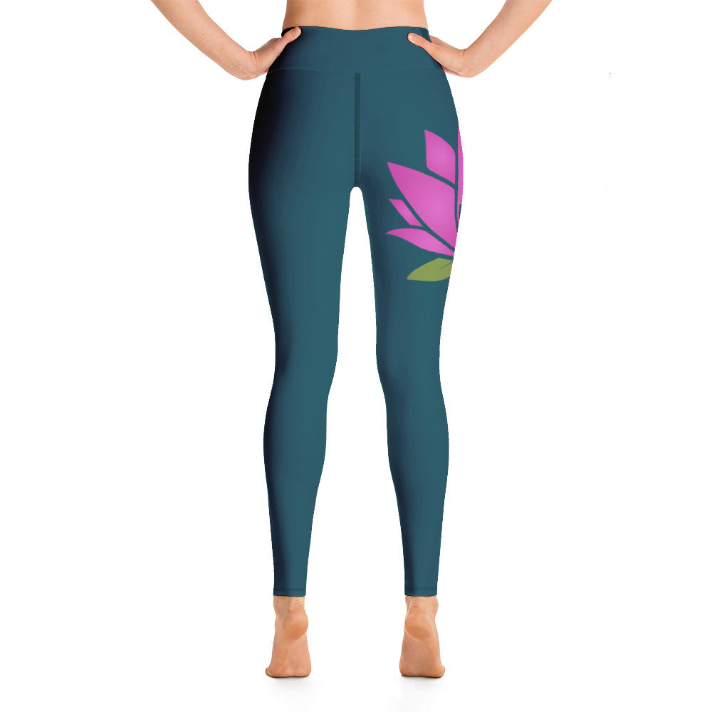 Dharma Talk Blue Lotus Leggings