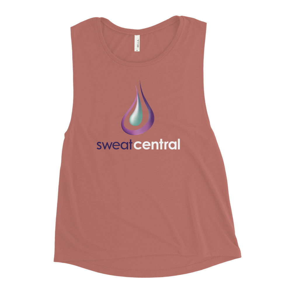Sweat Central-Ladies’ Muscle Tank