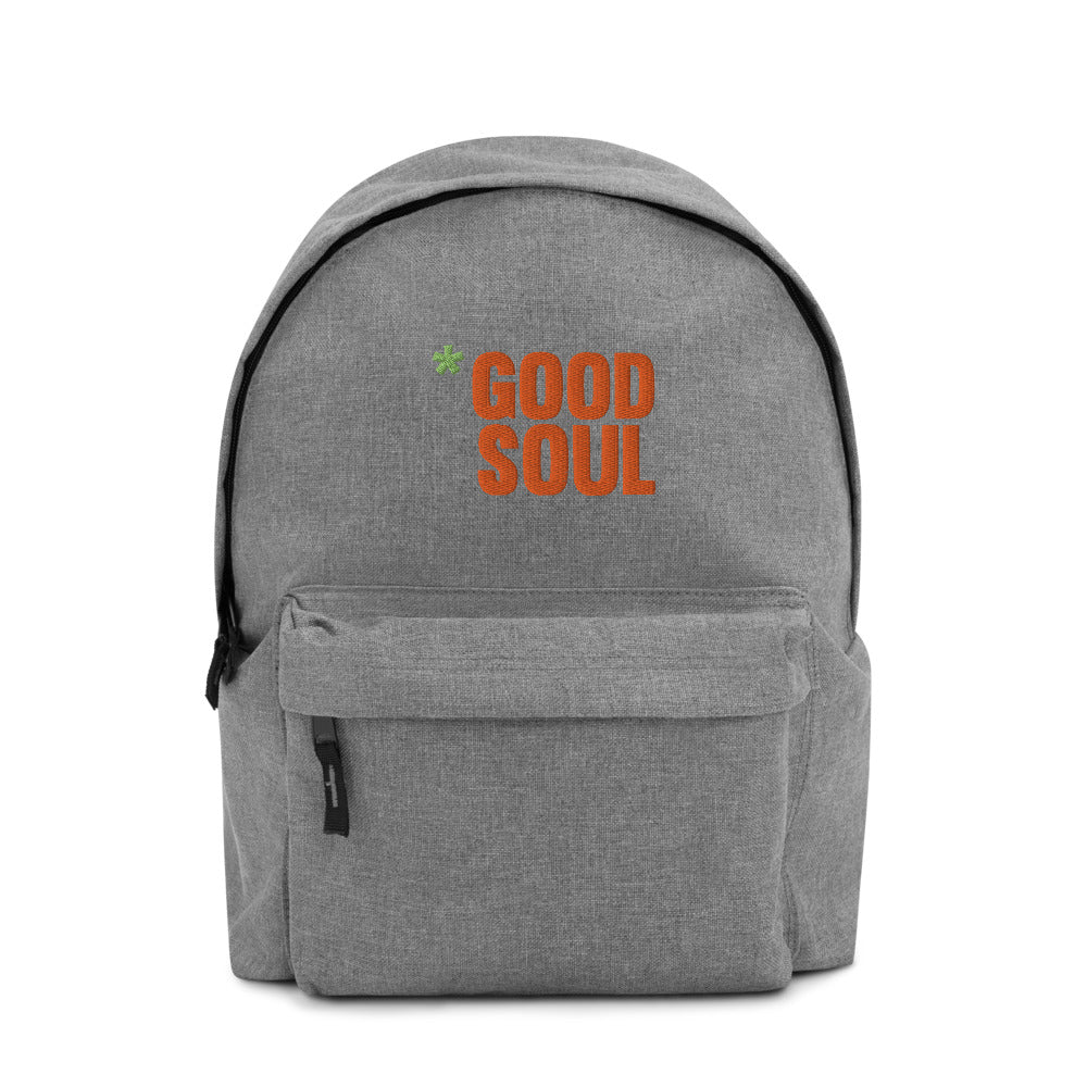 Good Soul Yoga-Embroidered Backpack