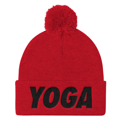 YOGA Pom Pom Knit Cap