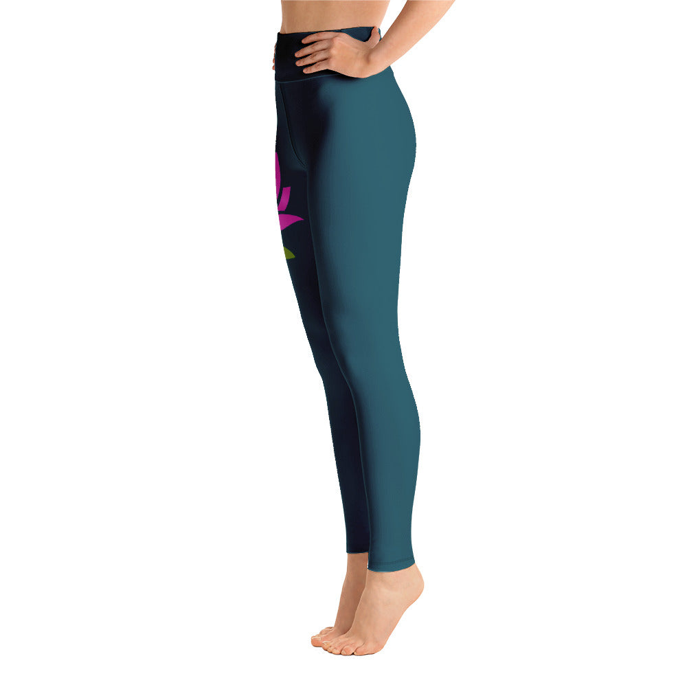 Dharma Talk Blue Lotus Leggings