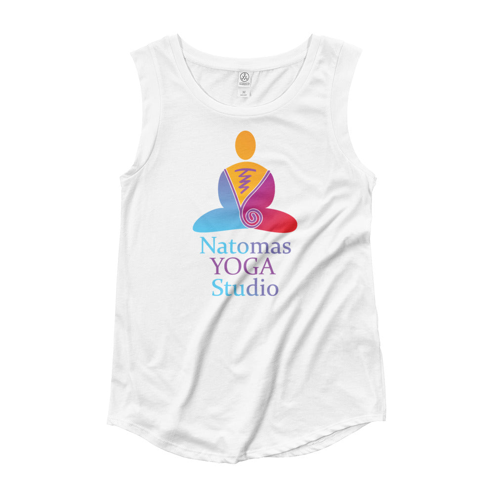 Natomas Yoga Studio-Ladies’ Cap Sleeve T-Shirt