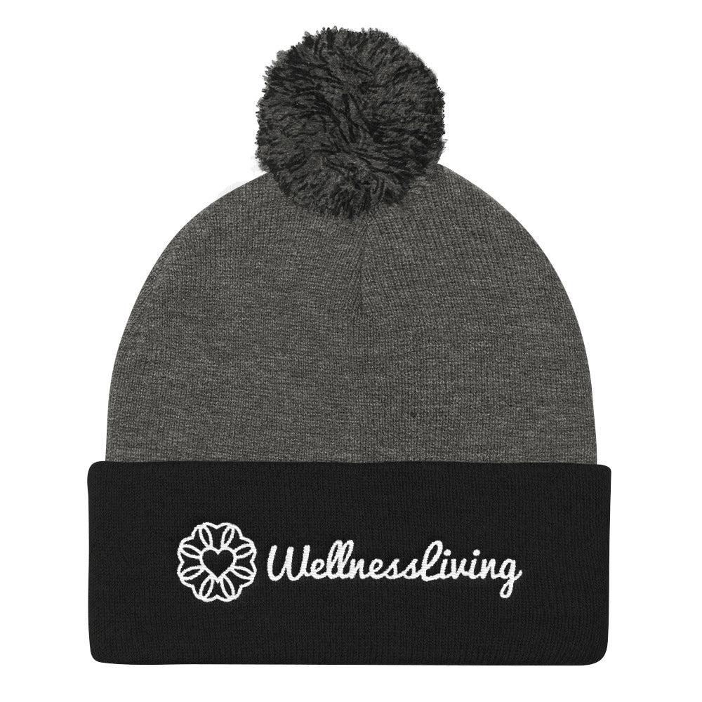 Pom Pom Knit Cap