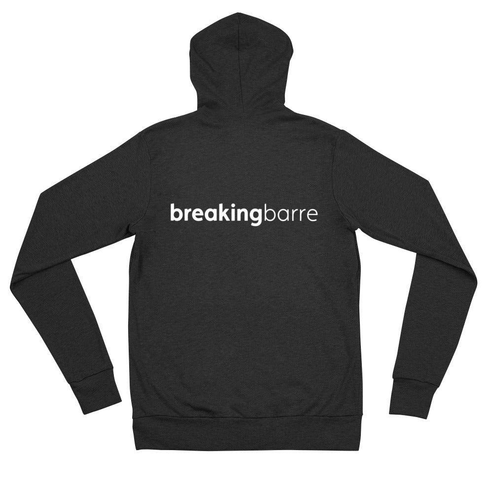 Breaking Barre-Lightweight Zip Hoodie