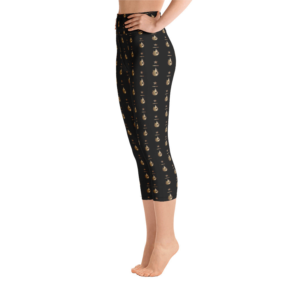 True Yoga Vermont-S&R Gold Capri