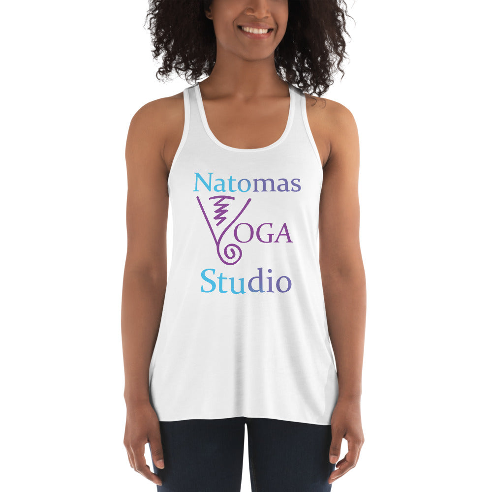 Natomas Yoga Studio-Women's Flowy Racerback Tank