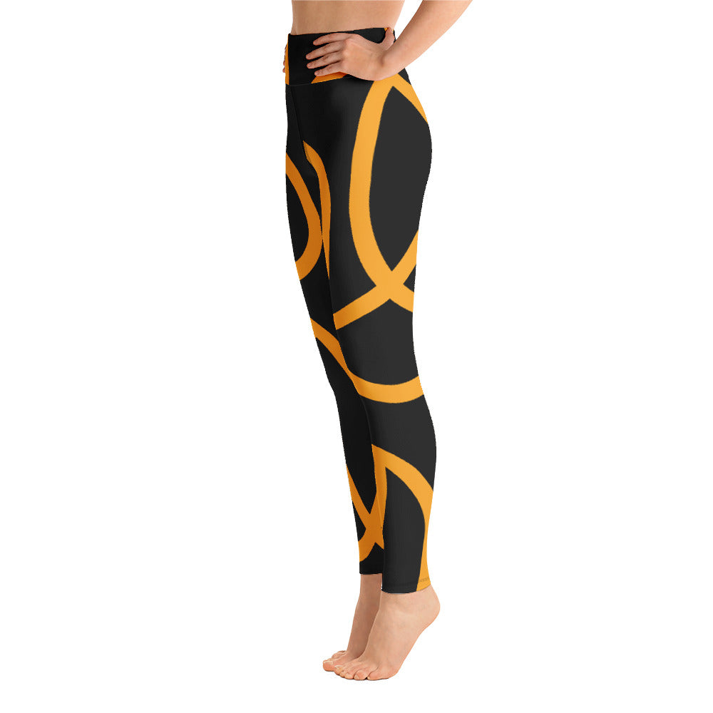 Original Hot Yoga Traverse City-Big Flame Leggings