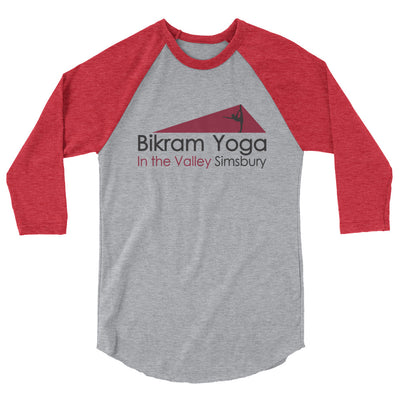 Bikram Yoga Simsbury-3/4 sleeve raglan shirt