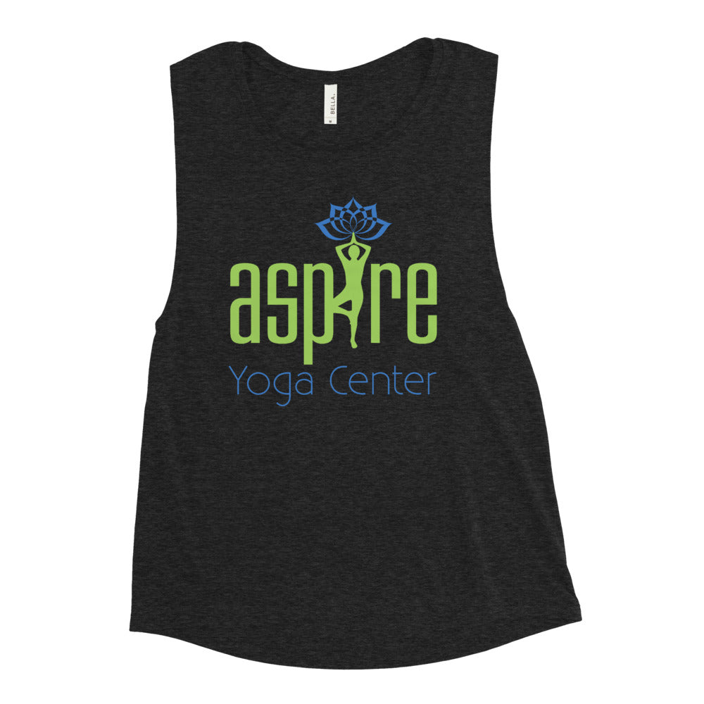 Aspire Yoga Center-Ladies’ Muscle Tank