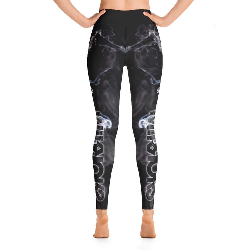 Smoke & Mirrors Fitness-Black&White Leggings
