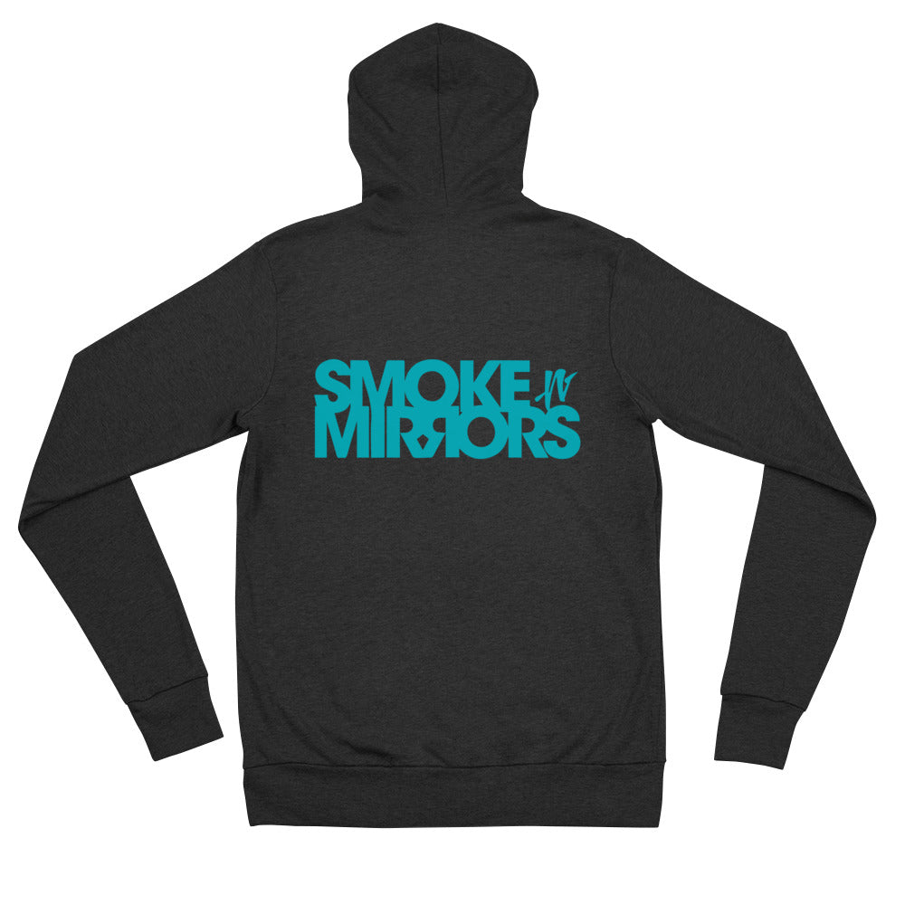 Smoke & Mirrors Fitness-Lightweight zip hoodie