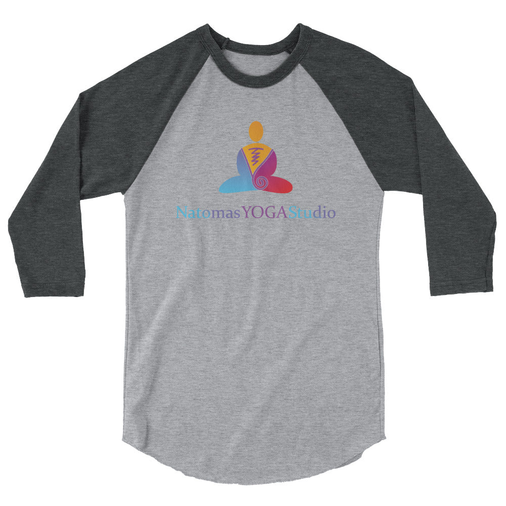 Natomas Yoga Studio-3/4 Sleeve Raglan Shirt