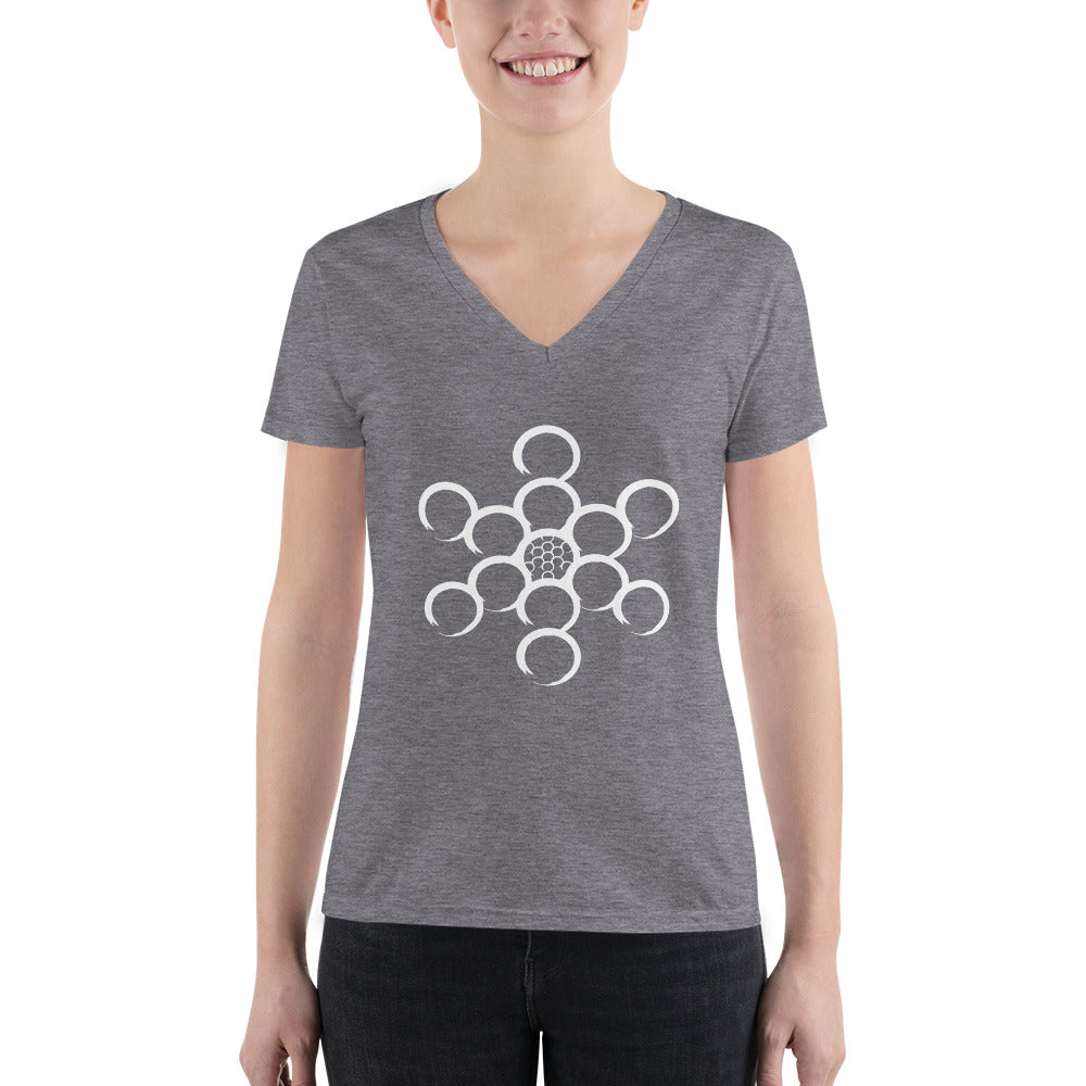 Yoga Golf Coach-Women's Fashion Deep V-neck Tee