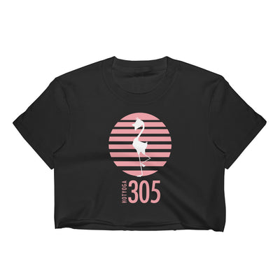305 Yoga-Fine Jersey Short Sleeve Cropped T-Shirt