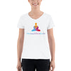 Natomas Yoga Studio-Women's V-Neck Shirt