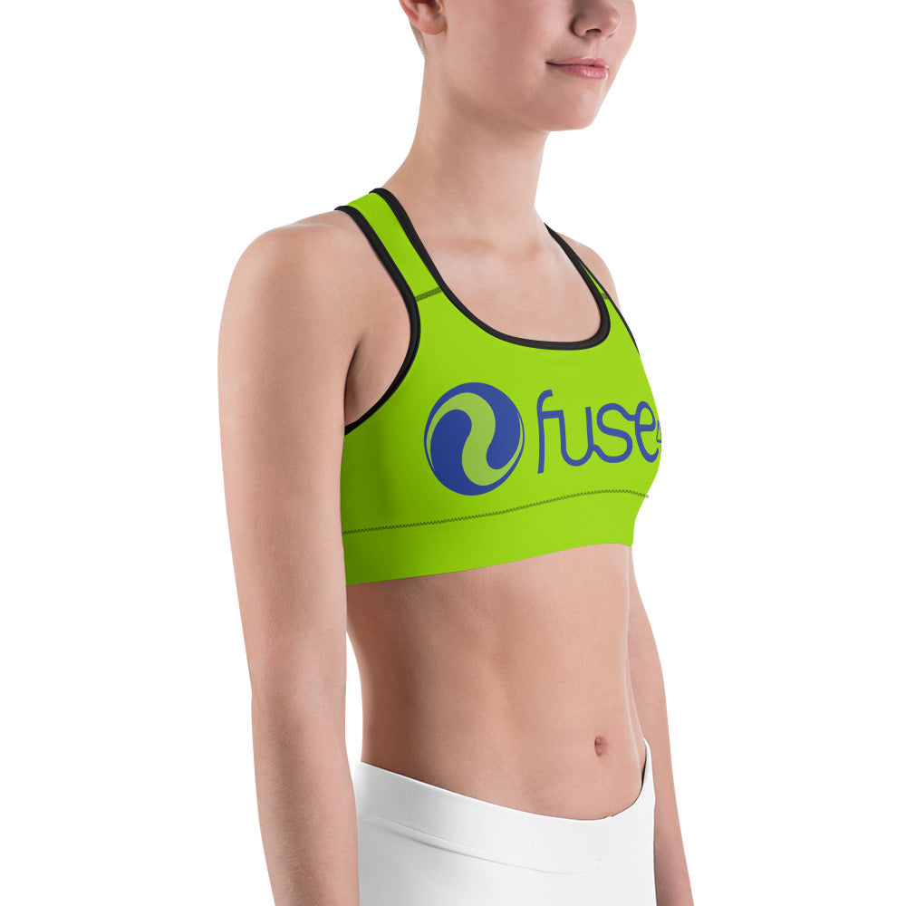 Fuse45-Green Sports Bra