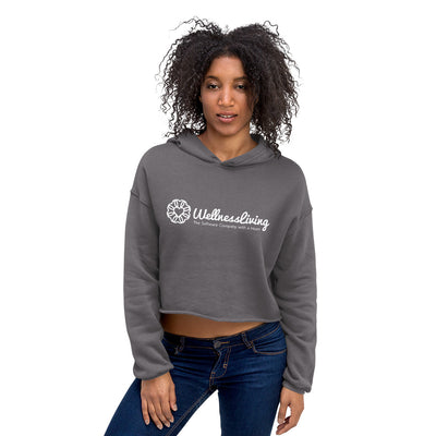 Wellness Living-Crop Hoodie