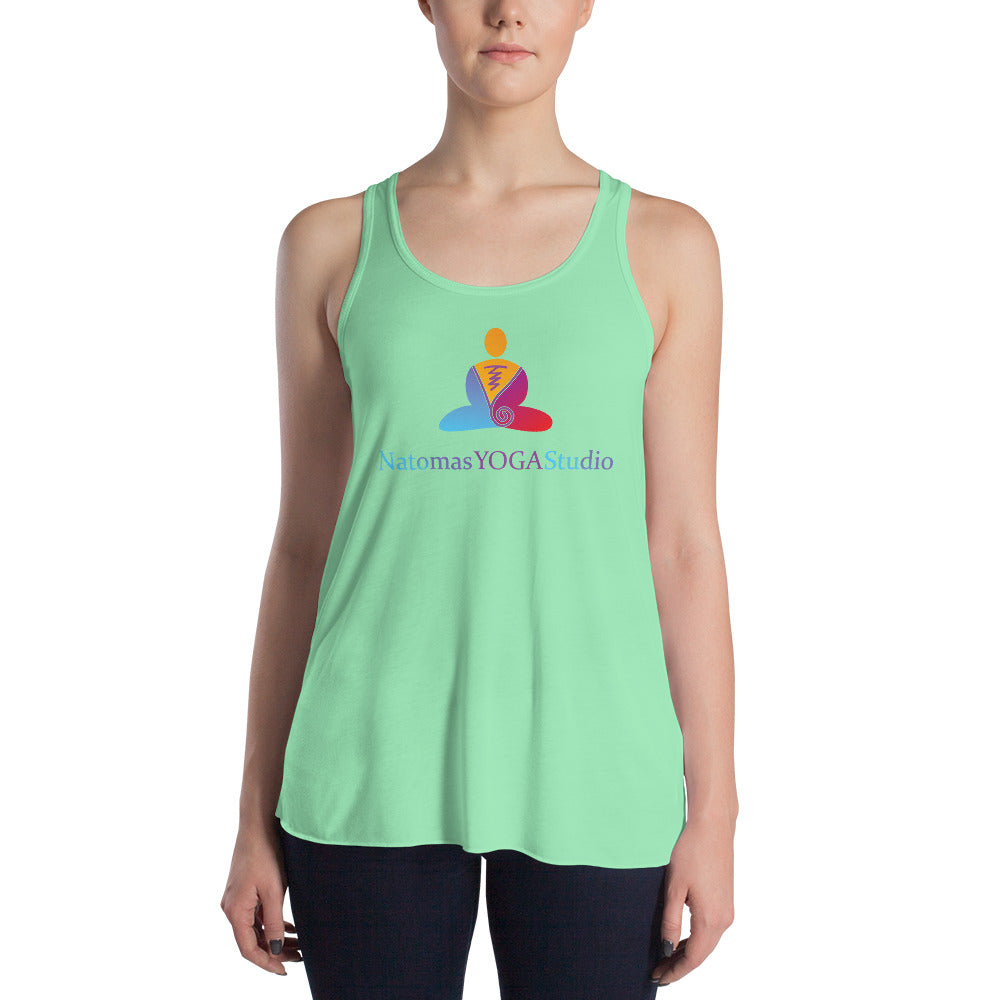 Natomas Yoga Studio-Women's Flowy Racerback Tank