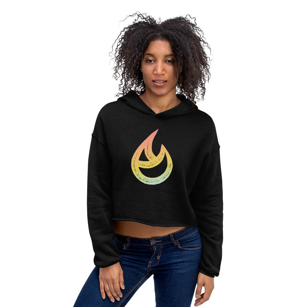 The Hot Room-Crop Hoodie