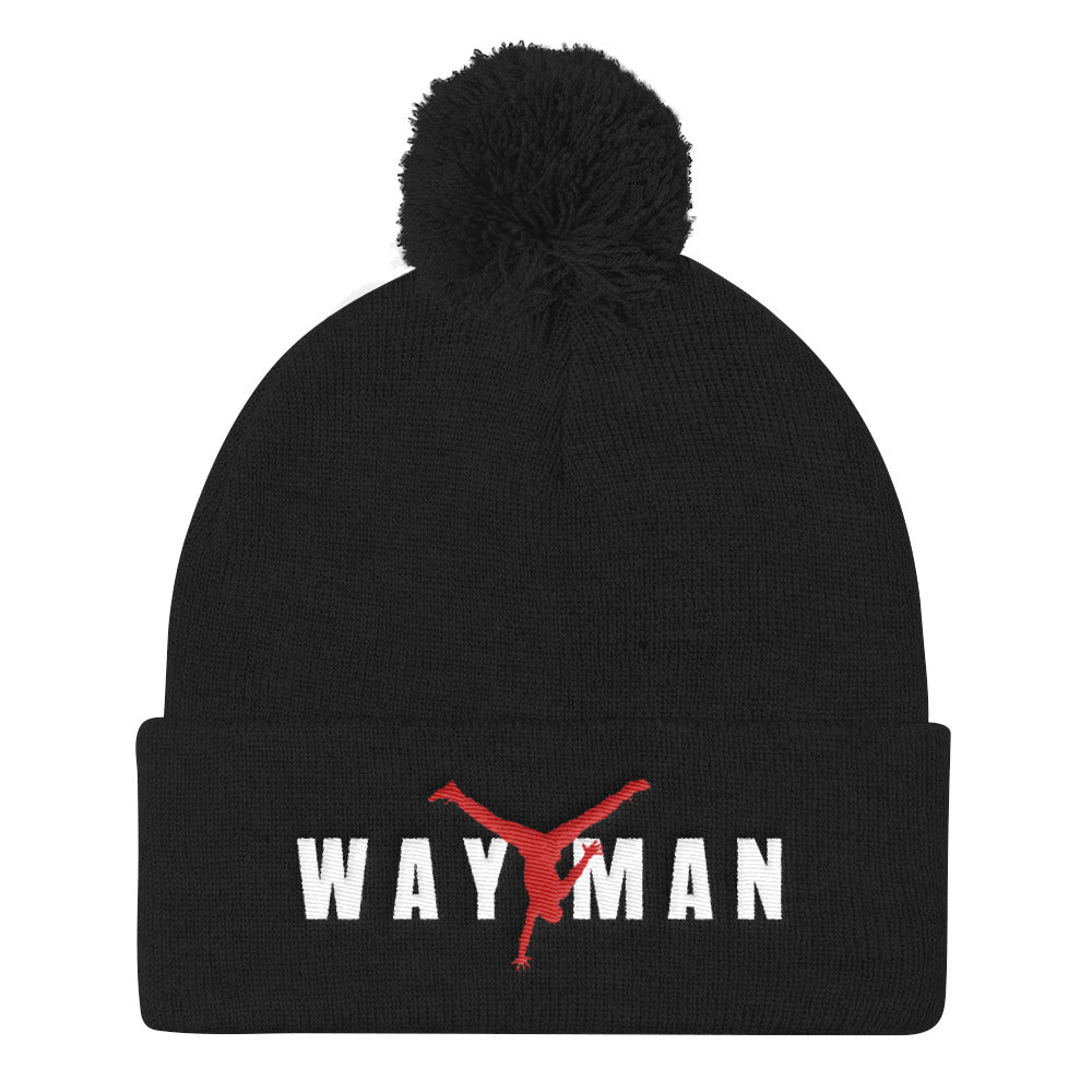 WAY MAN-Pom Pom Knit Cap