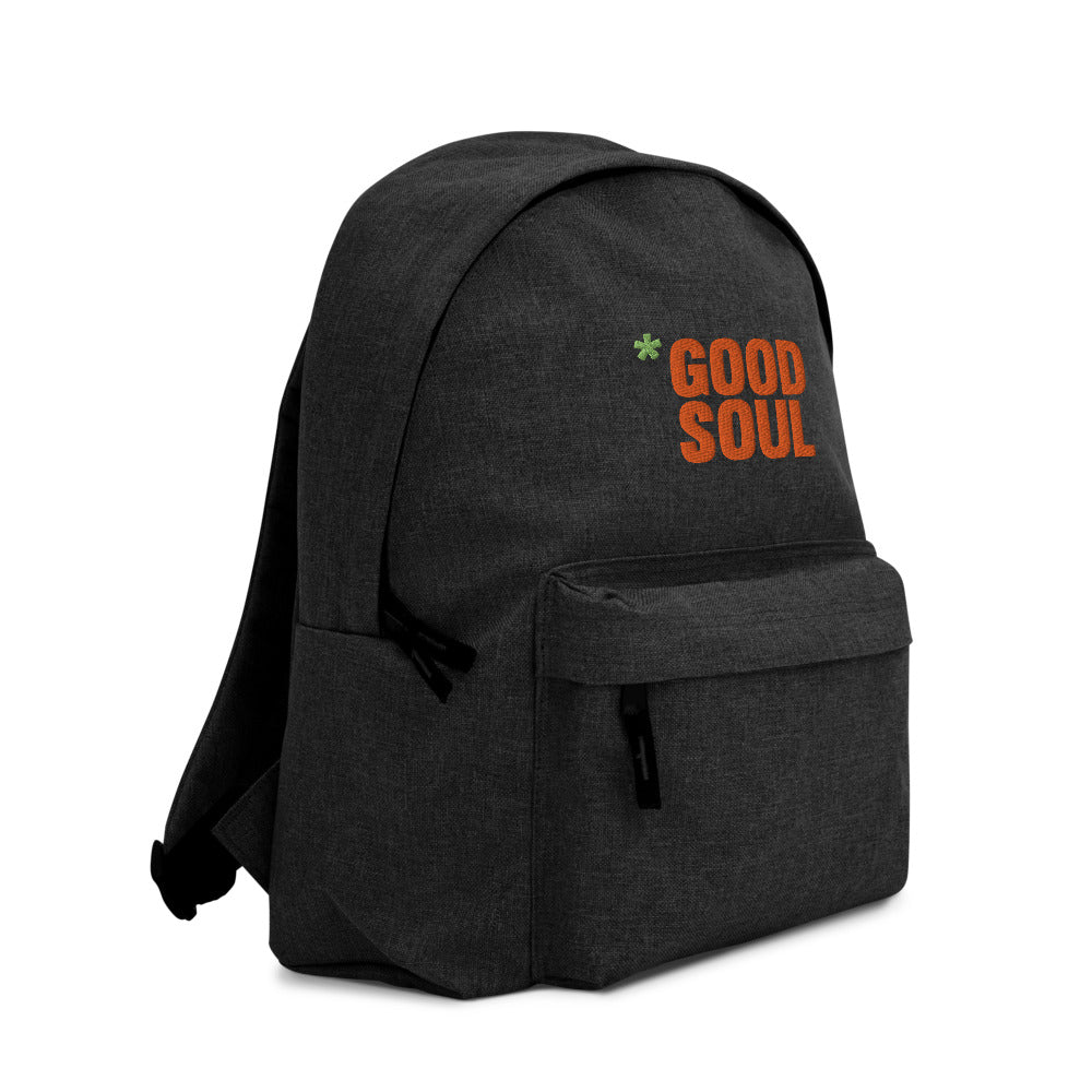 Good Soul Yoga-Embroidered Backpack