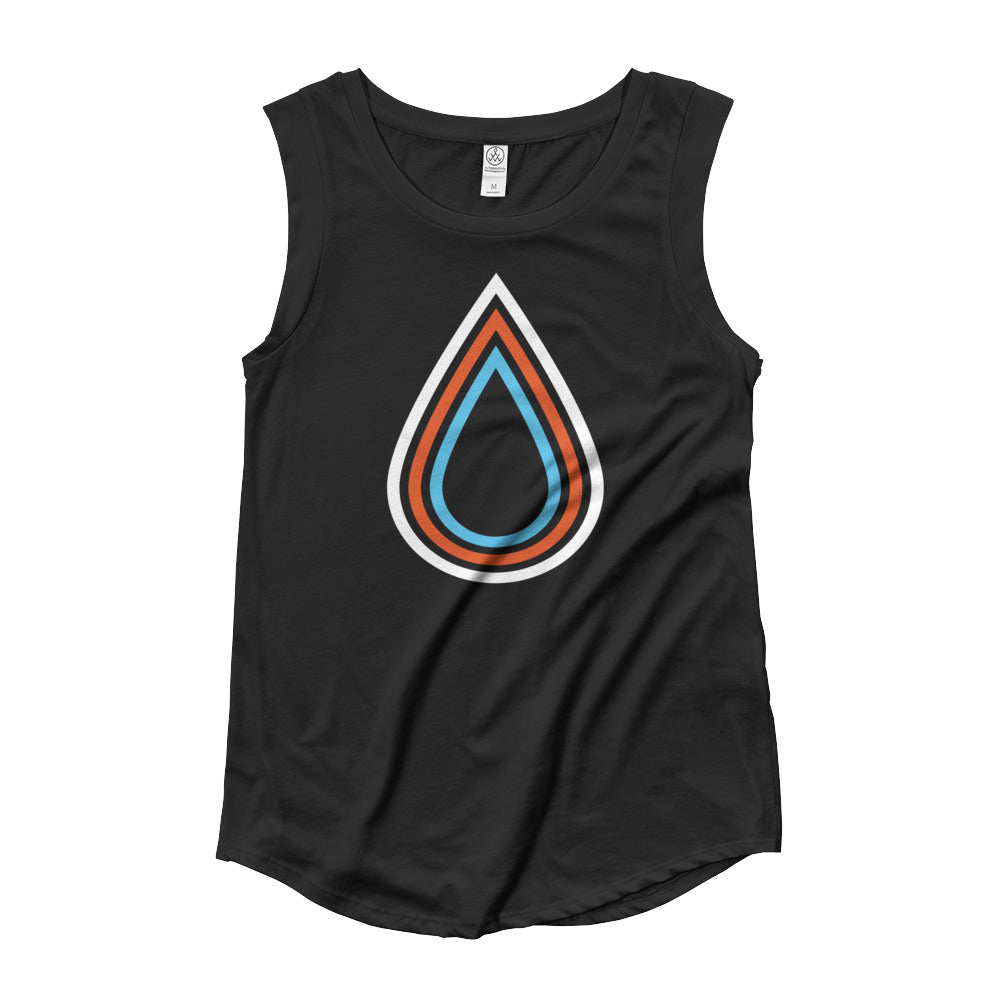 Pure Hot Yoga St. Louis-Ladies’ Cap Sleeve T-Shirt