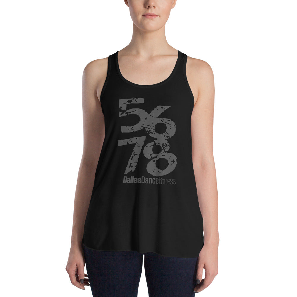 Dallas Dance Fitness Women's Flowy Racerback Tank