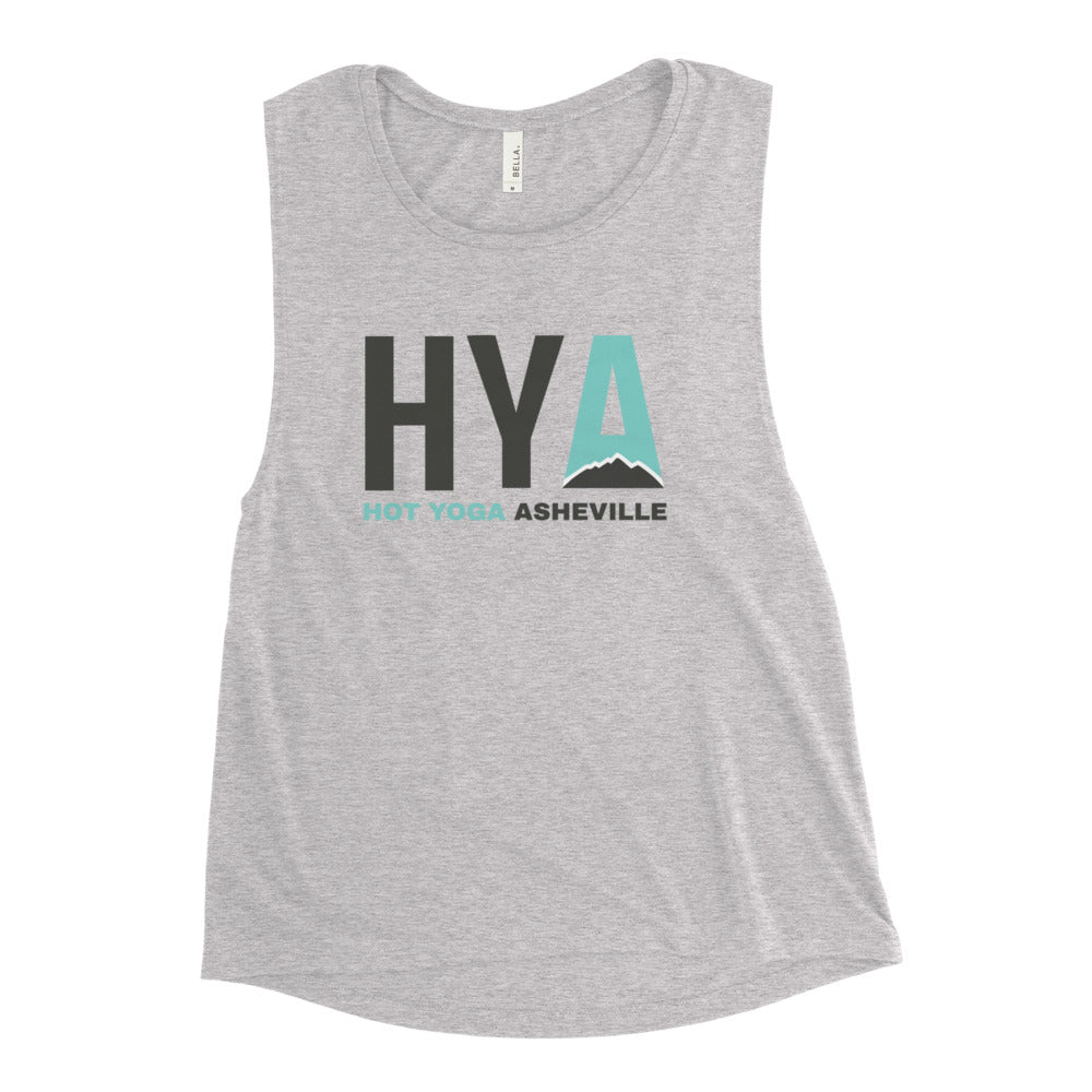 Hot Yoga Asheville-Ladies’ Muscle Tank