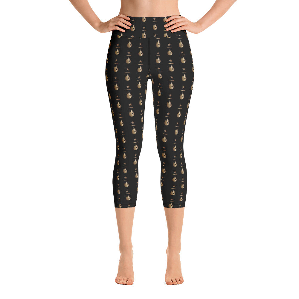 True Yoga Vermont-S&R Gold Capri