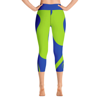 Fuse45-Blue Capri Leggings