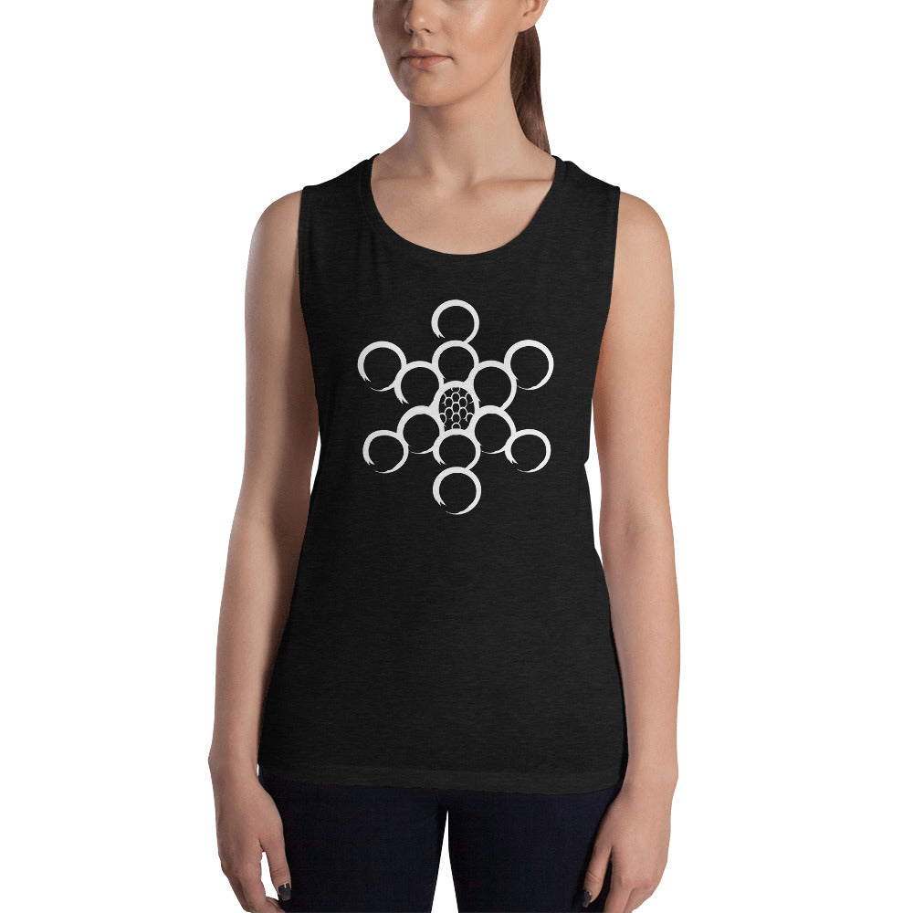 Yoga Golf Coach-Ladies’ Muscle Tank