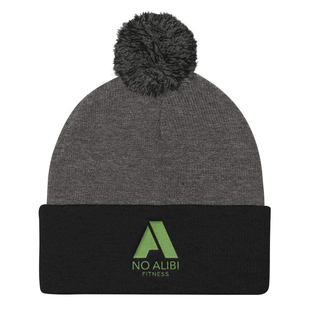 No Alibi Pom Pom Knit Cap